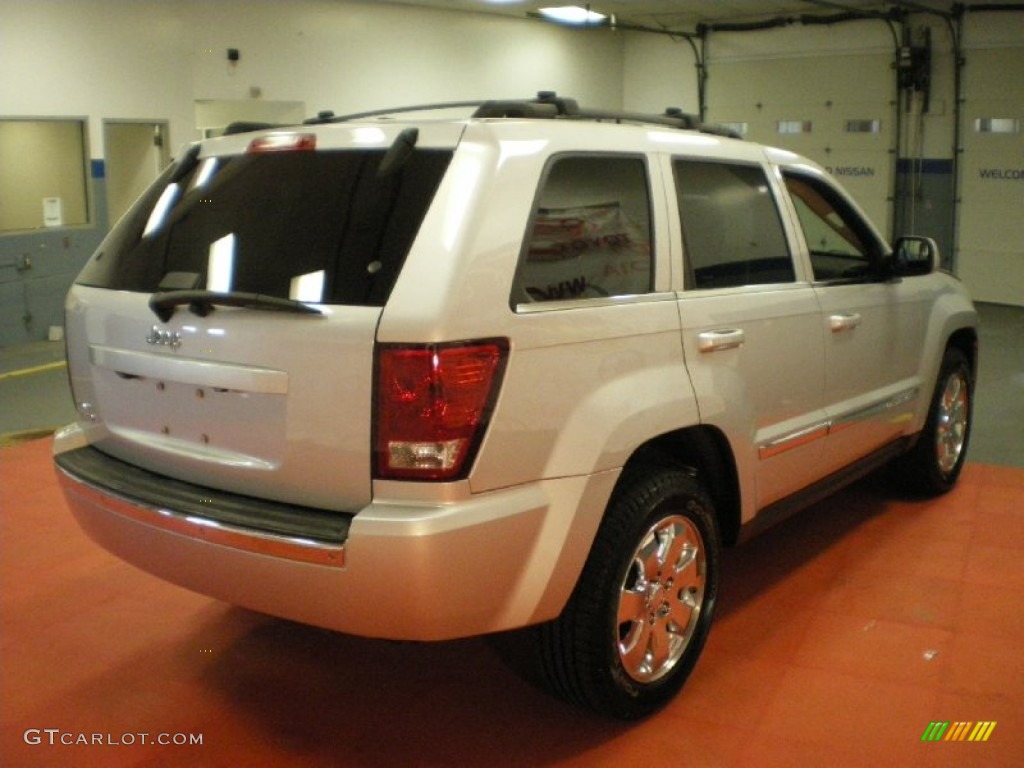 2008 Grand Cherokee Limited 4x4 - Bright Silver Metallic / Dark Slate Gray/Light Graystone photo #23
