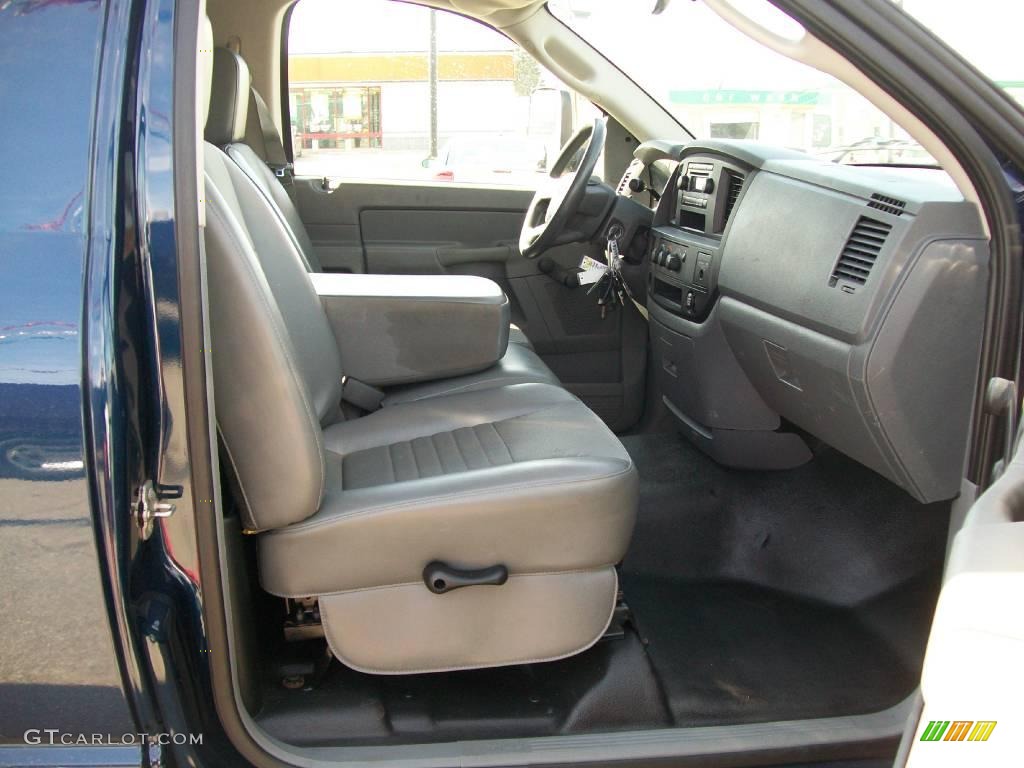 2007 Ram 3500 ST Regular Cab Dually Chassis - Patriot Blue Pearl / Medium Slate Gray photo #12