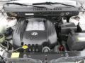2.7 Liter DOHC 24-Valve V6 2004 Hyundai Santa Fe GLS Engine