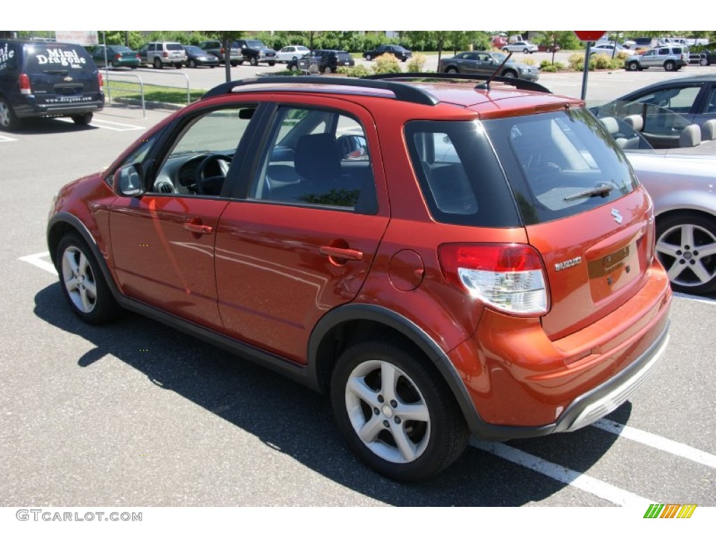 2007 SX4 Convenience AWD - Sunlight Copper Pearl / Black photo #6