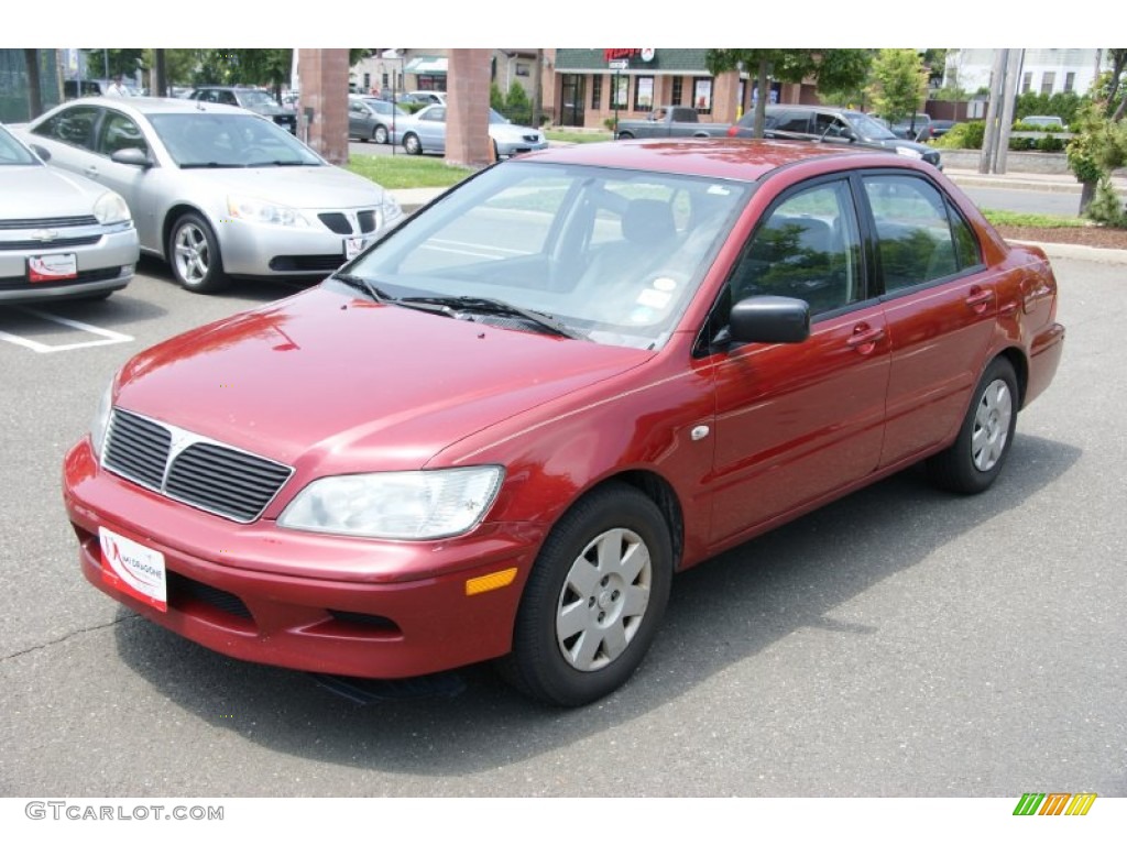 2002 Lancer ES - Rio Red Pearl / Gray photo #1