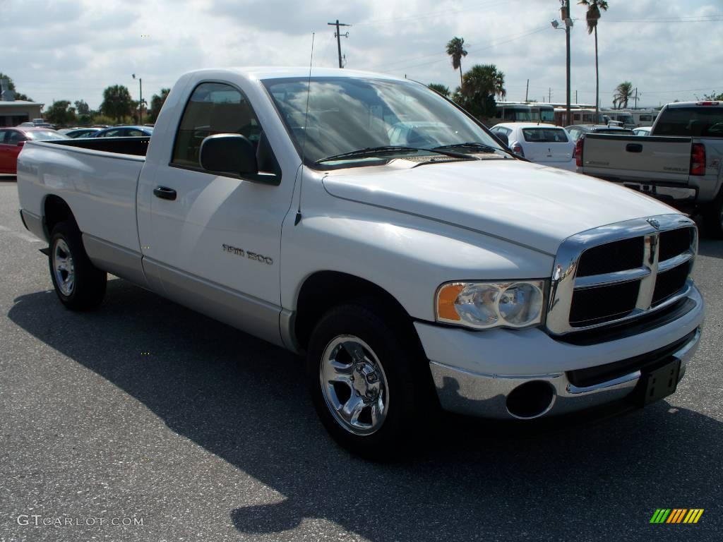 2005 Ram 1500 SLT Regular Cab - Bright White / Dark Slate Gray photo #3