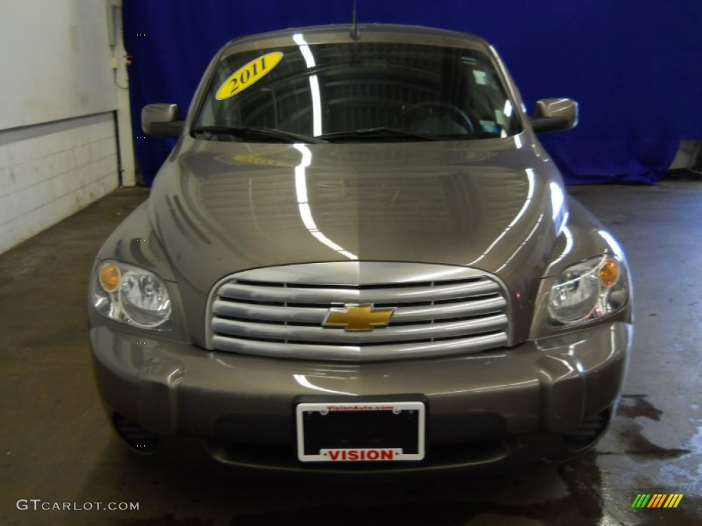 2011 HHR LT - Cyber Gray Metallic / Gray photo #11