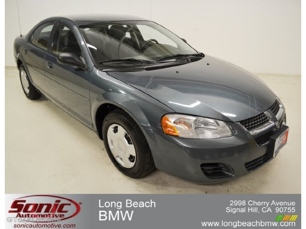 2006 Stratus SXT Sedan - Magnesium Pearlcoat / Light Taupe photo #1