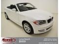 2009 Alpine White BMW 1 Series 128i Convertible  photo #1