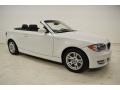 2009 Alpine White BMW 1 Series 128i Convertible  photo #2