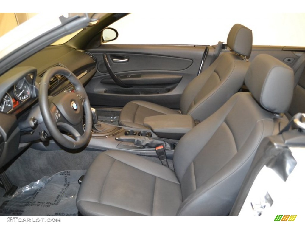 2009 1 Series 128i Convertible - Alpine White / Black photo #11