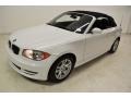 2009 Alpine White BMW 1 Series 128i Convertible  photo #16