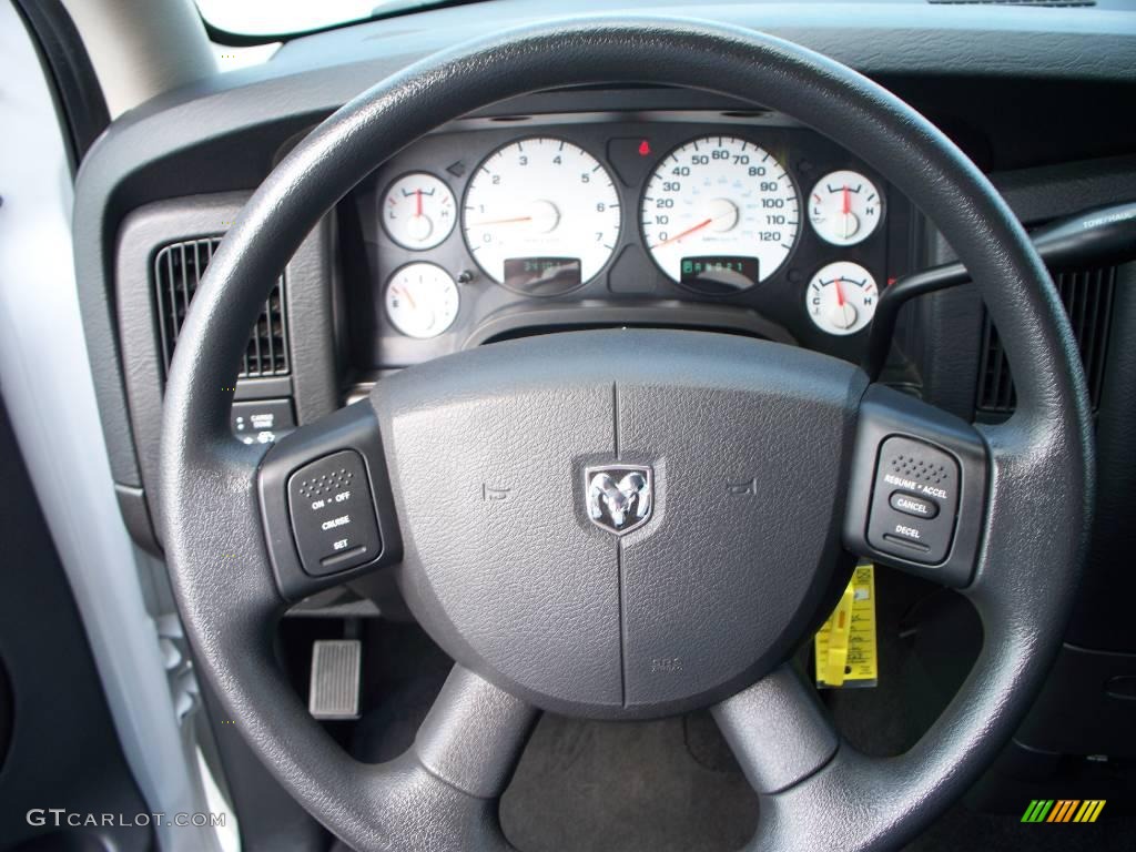 2005 Ram 1500 SLT Regular Cab - Bright White / Dark Slate Gray photo #24