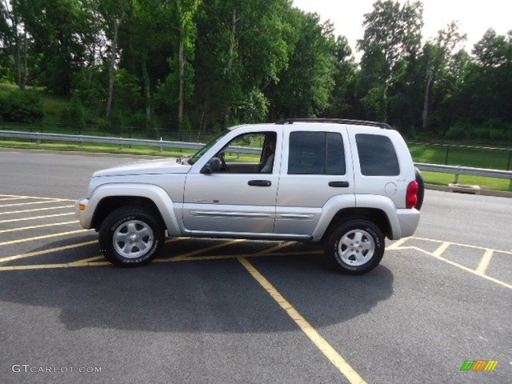 2002 Liberty Limited 4x4 - Bright Silver Metallic / Dark Slate Gray photo #4