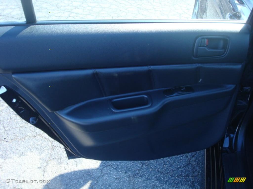 2005 Lancer Evolution VIII - Black Pearl Metallic / Black photo #12