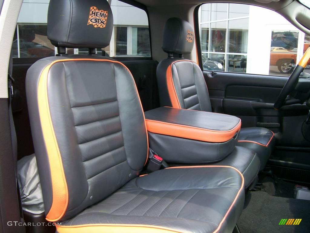 2004 Ram 1500 HEMI GTX Regular Cab - Custom Orange / Dark Slate Gray/Orange photo #9