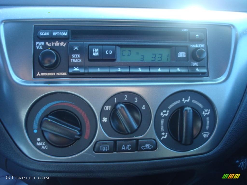 2005 Lancer Evolution VIII - Black Pearl Metallic / Black photo #26