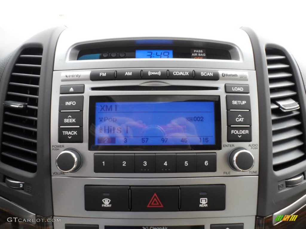 2012 Hyundai Santa Fe Limited V6 Audio System Photo #66809672