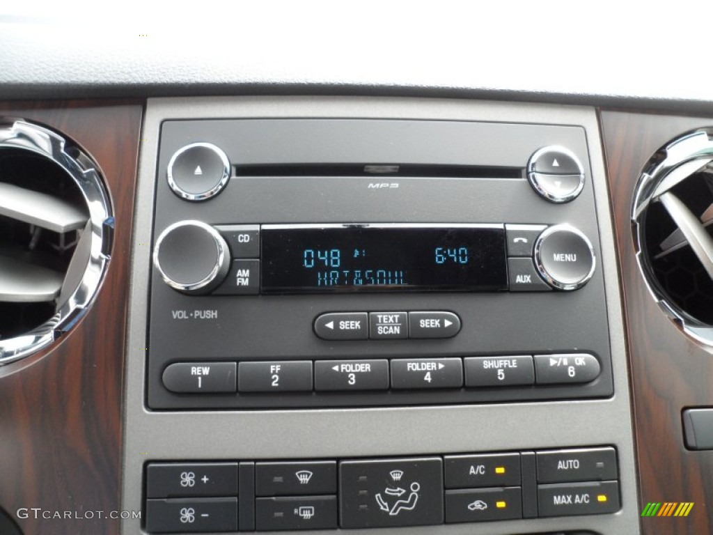 2012 Ford F250 Super Duty Lariat Crew Cab 4x4 Audio System Photo #66810265