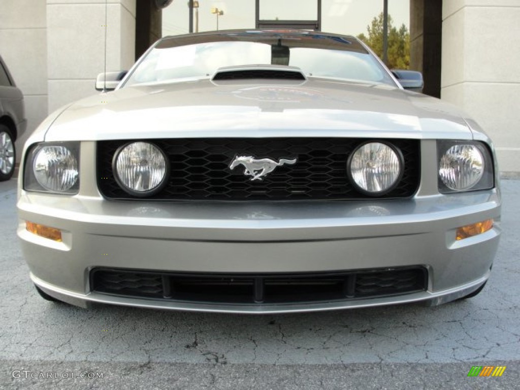 2009 Mustang GT Premium Coupe - Vapor Silver Metallic / Dark Charcoal photo #6