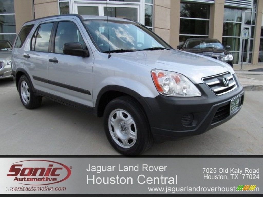 2005 CR-V LX - Satin Silver Metallic / Black photo #1
