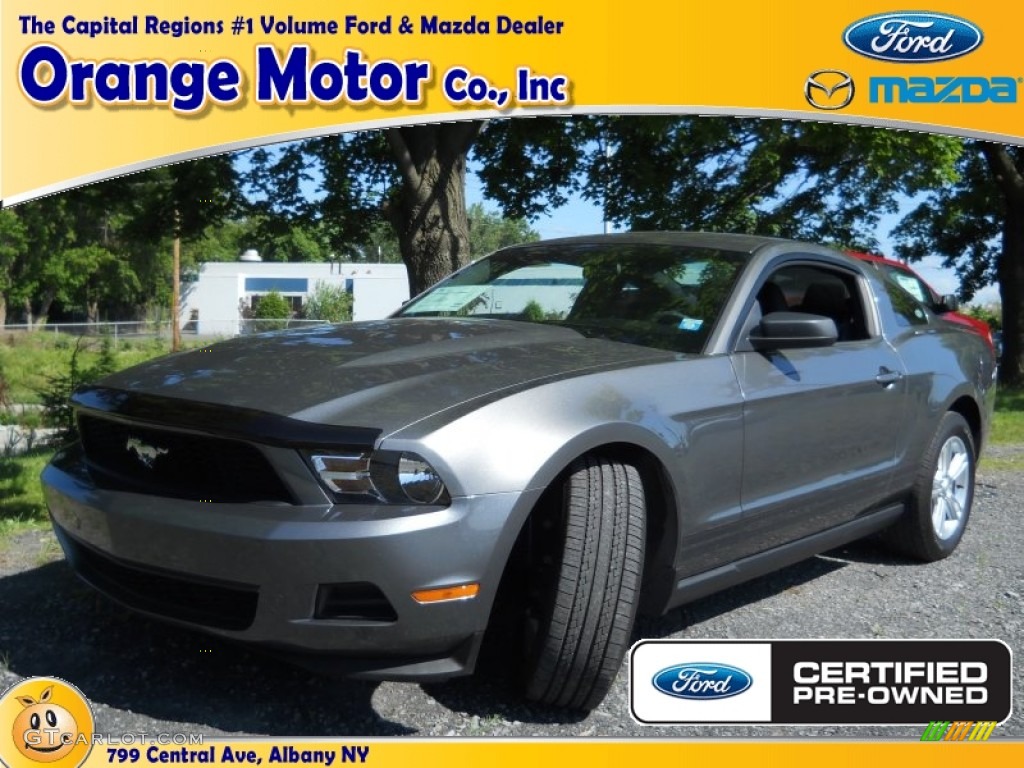 2011 Mustang V6 Coupe - Sterling Gray Metallic / Charcoal Black photo #1