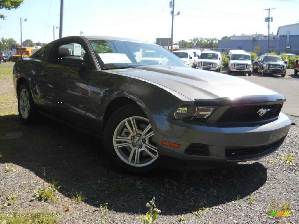 2011 Mustang V6 Coupe - Sterling Gray Metallic / Charcoal Black photo #3