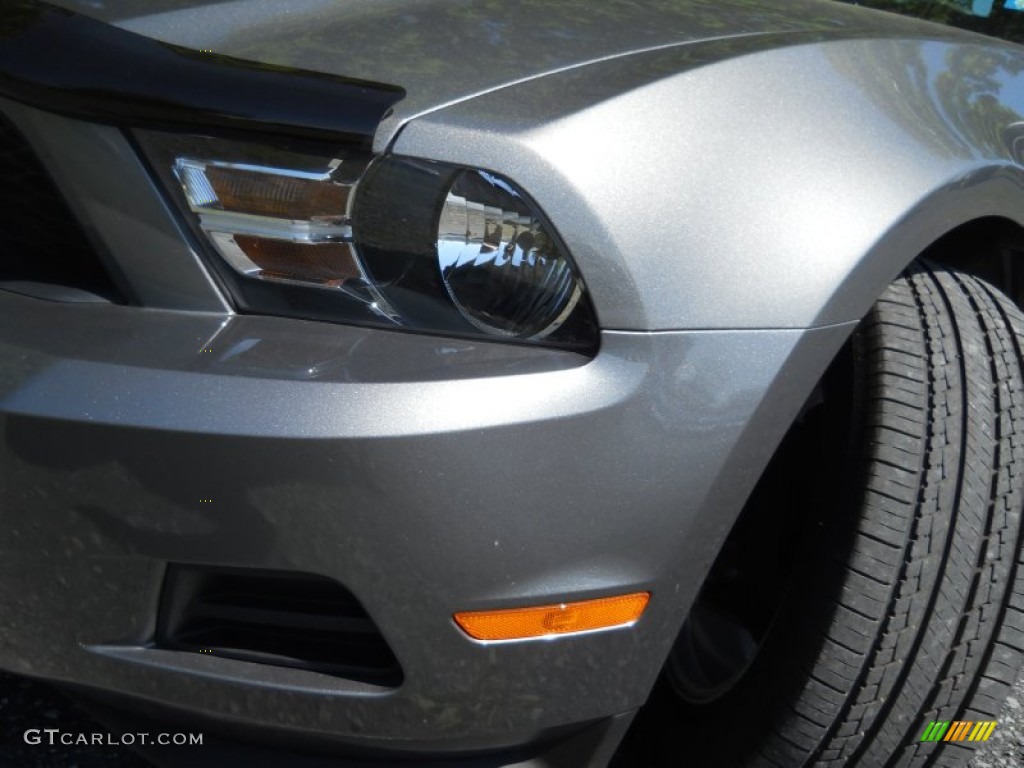 2011 Mustang V6 Coupe - Sterling Gray Metallic / Charcoal Black photo #7