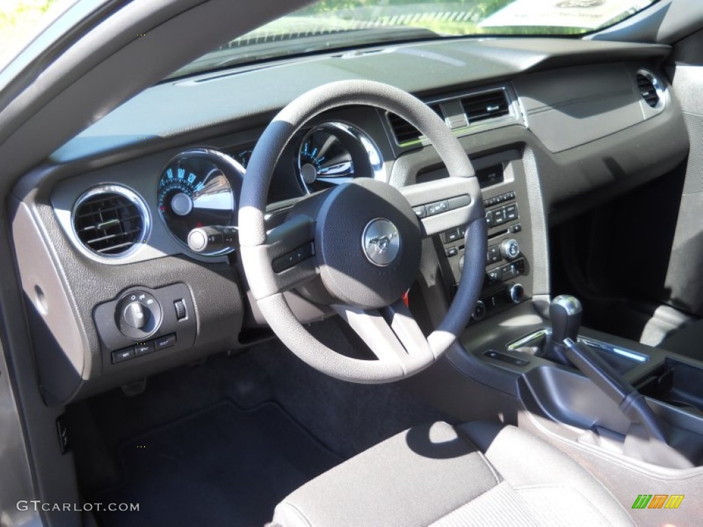 2011 Mustang V6 Coupe - Sterling Gray Metallic / Charcoal Black photo #13