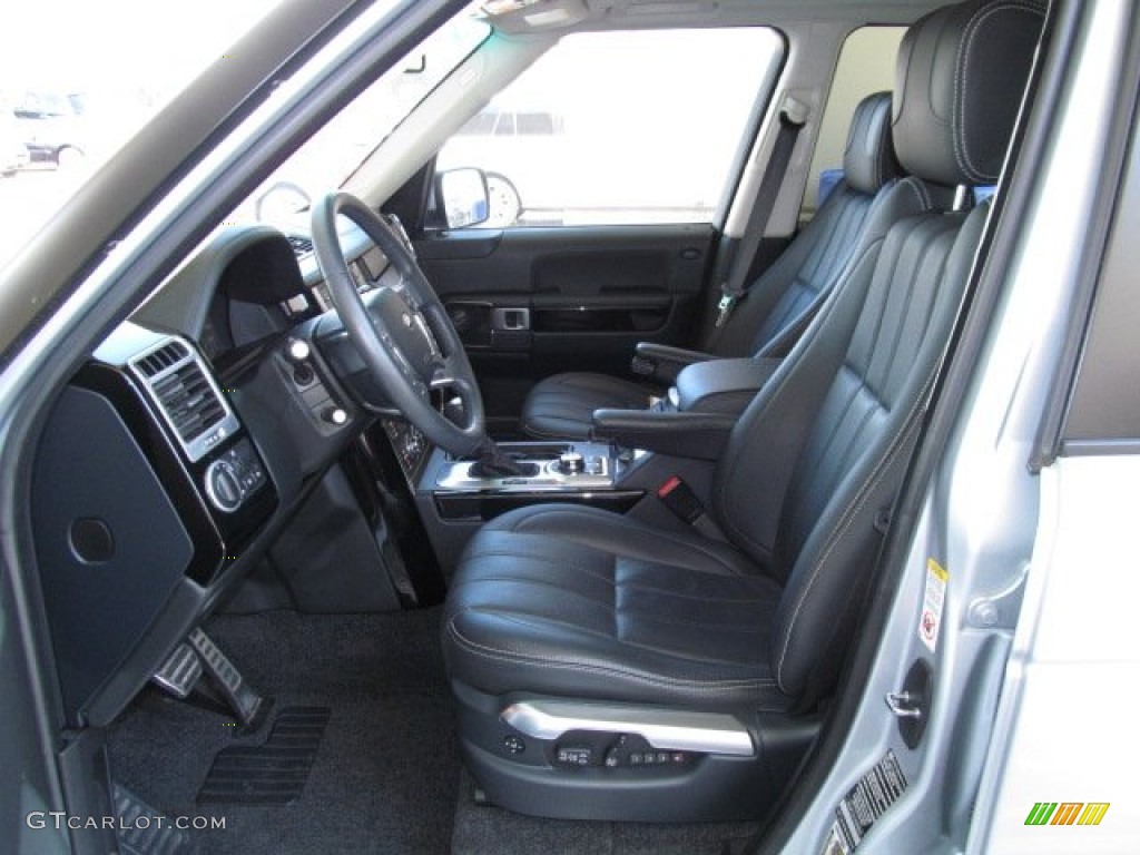 Jet Black Interior 2010 Land Rover Range Rover Supercharged Photo #66812743