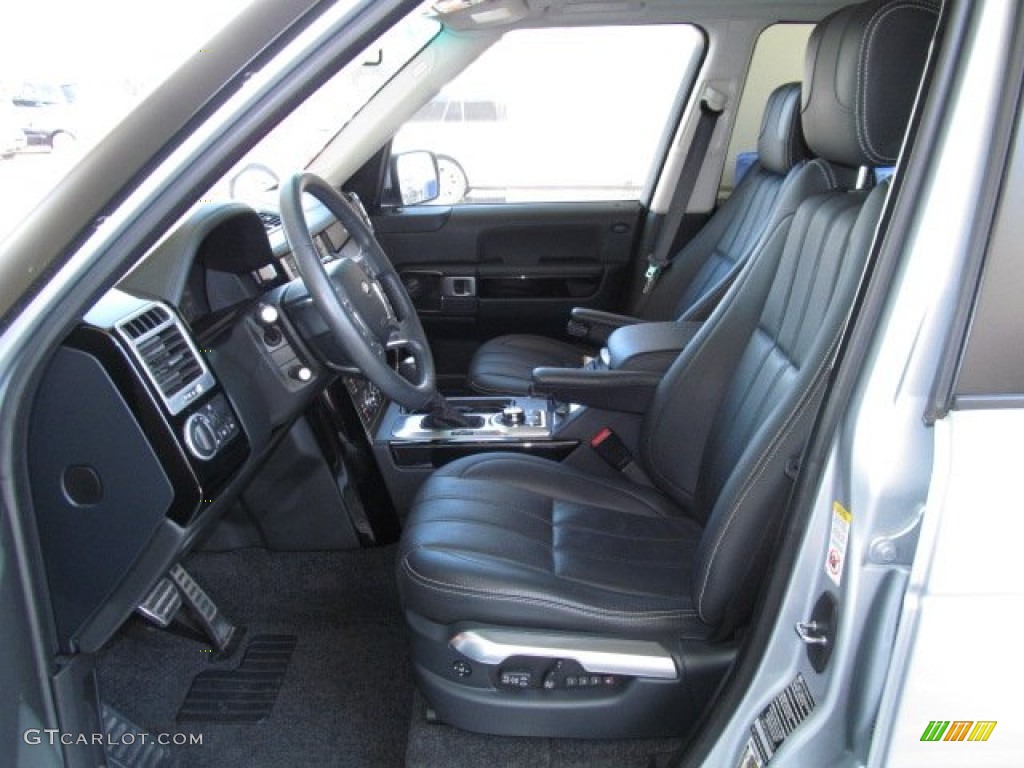 2010 Range Rover Supercharged - Zermatt Silver Metallic / Jet Black photo #2