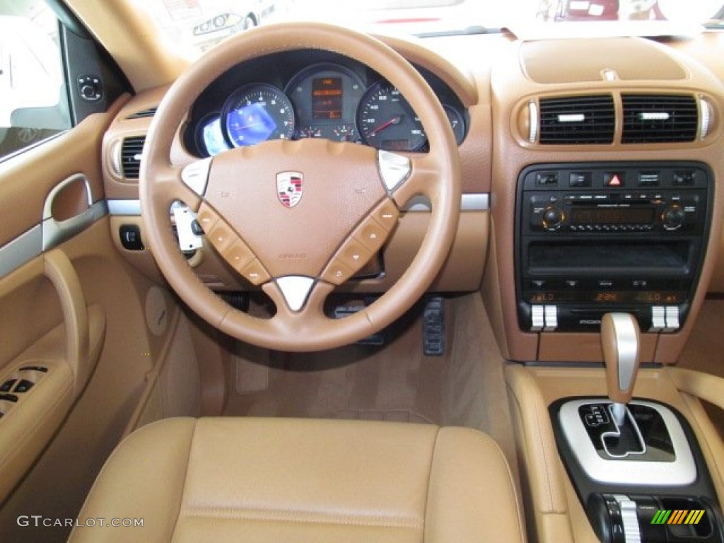 2008 Porsche Cayenne Tiptronic Havanna/Sand Beige Dashboard Photo #66813092