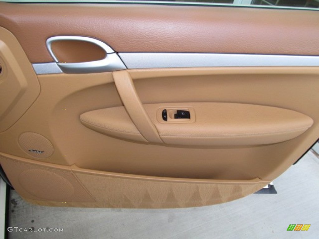 2008 Porsche Cayenne Tiptronic Havanna/Sand Beige Door Panel Photo #66813214