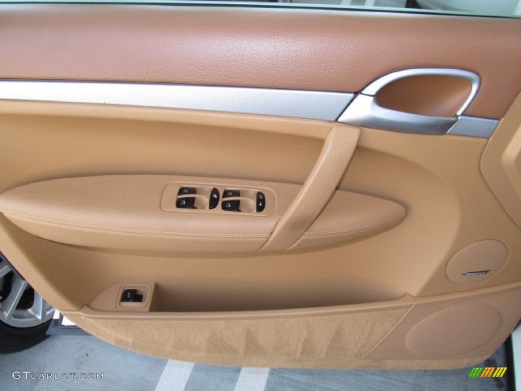 2008 Porsche Cayenne Tiptronic Havanna/Sand Beige Door Panel Photo #66813232