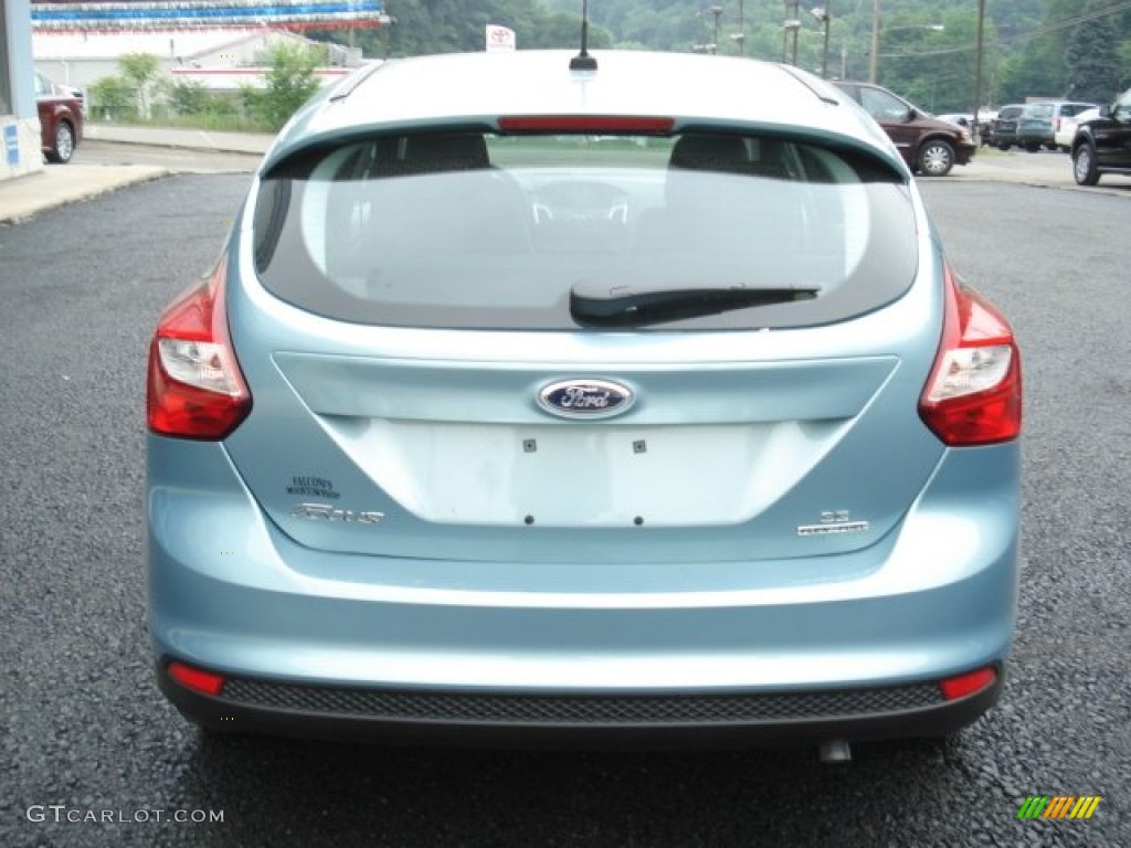 2012 Focus SE 5-Door - Frosted Glass Metallic / Stone photo #7