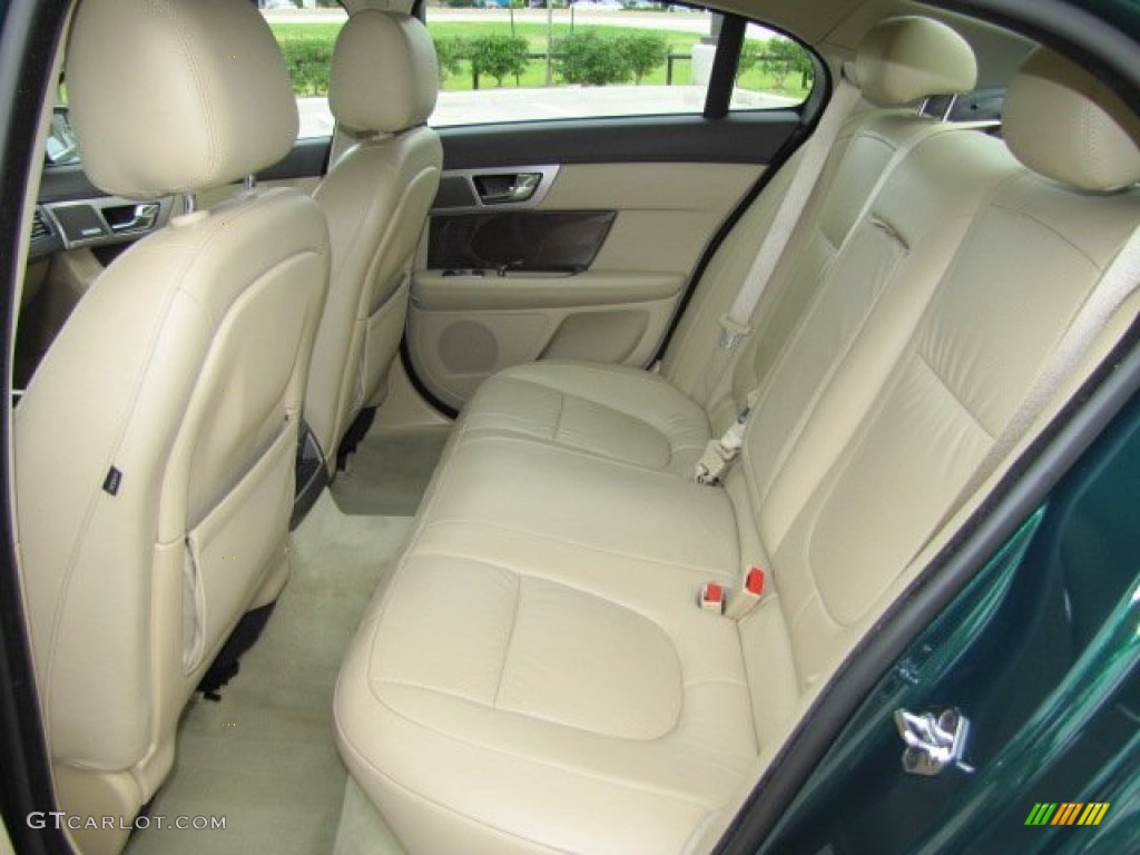 2009 Jaguar XF Supercharged Rear Seat Photo #66814270