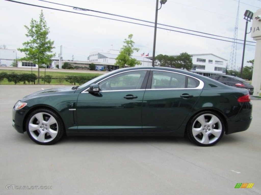 Botanical Green Metallic 2009 Jaguar XF Supercharged Exterior Photo #66814287