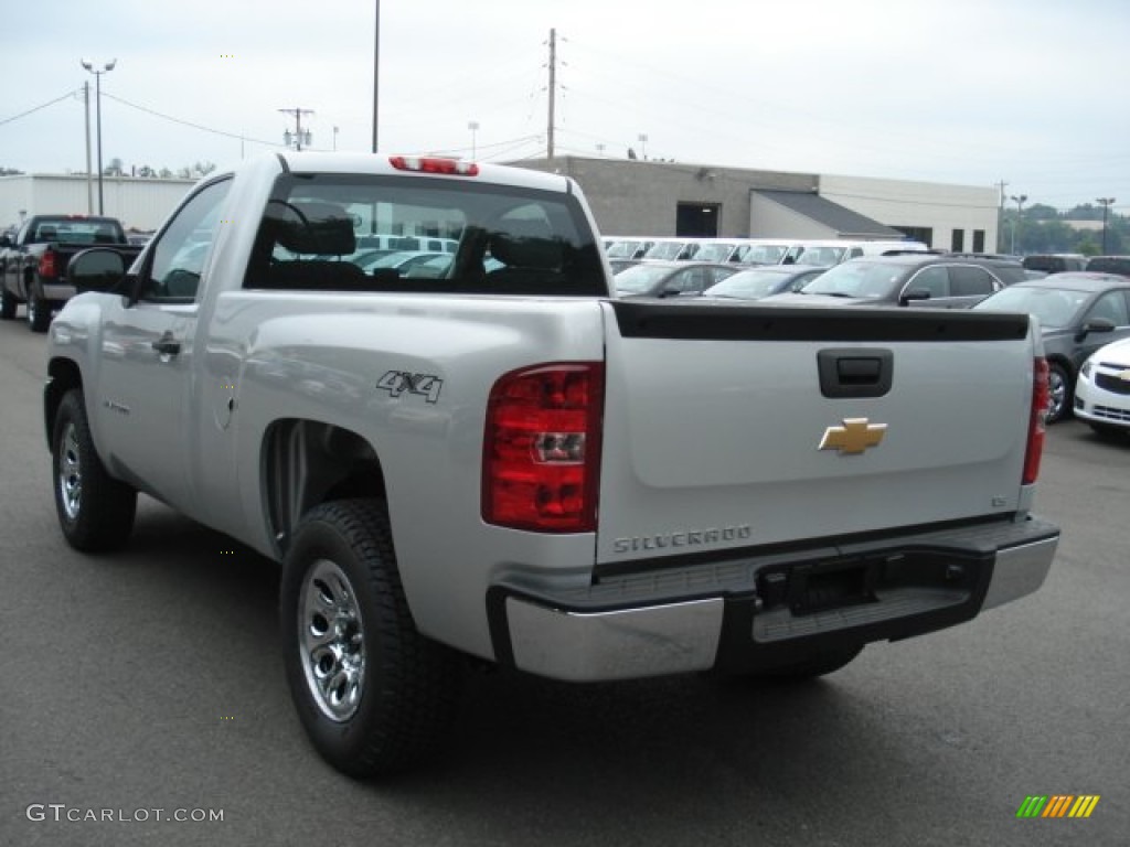 2012 Silverado 1500 LS Regular Cab 4x4 - Silver Ice Metallic / Dark Titanium photo #6