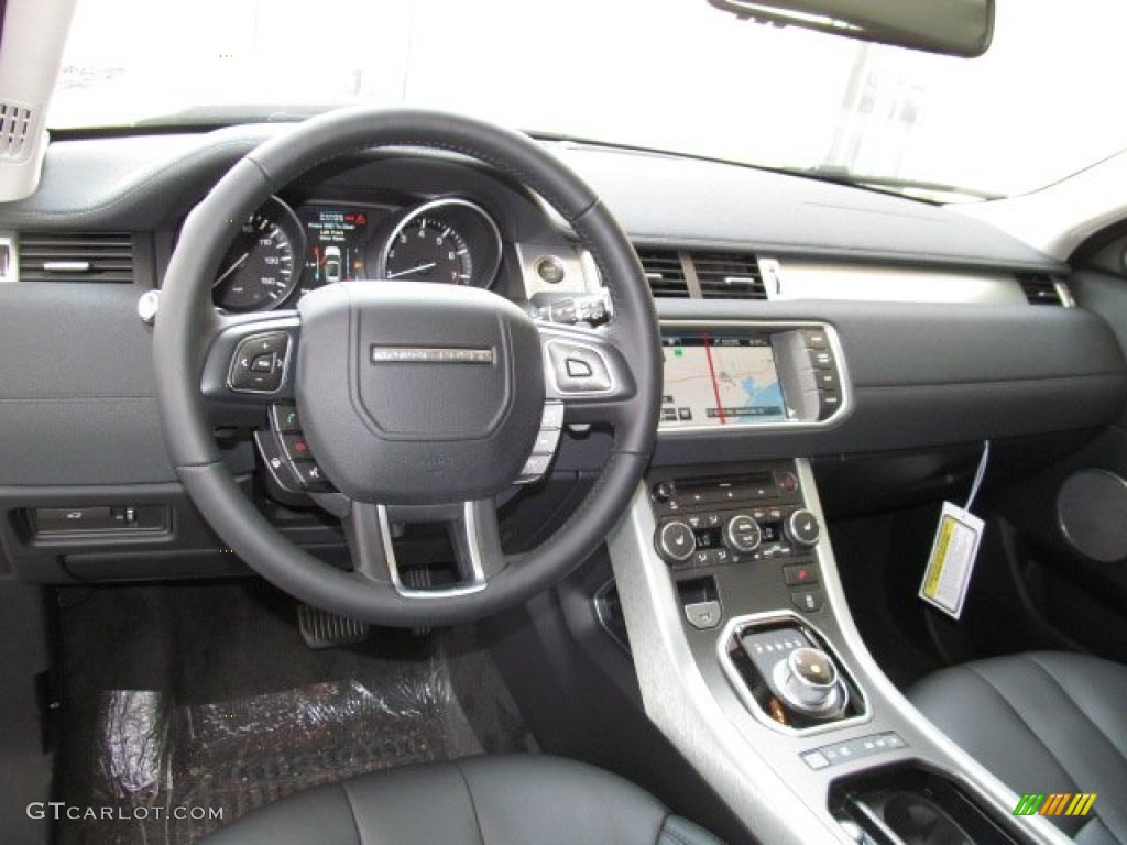 2012 Land Rover Range Rover Evoque Coupe Pure Ebony Dashboard Photo #66815281