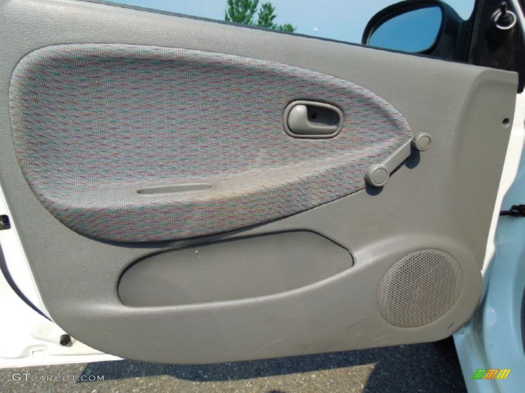 2002 Rio Sedan - Polar White / Gray photo #10