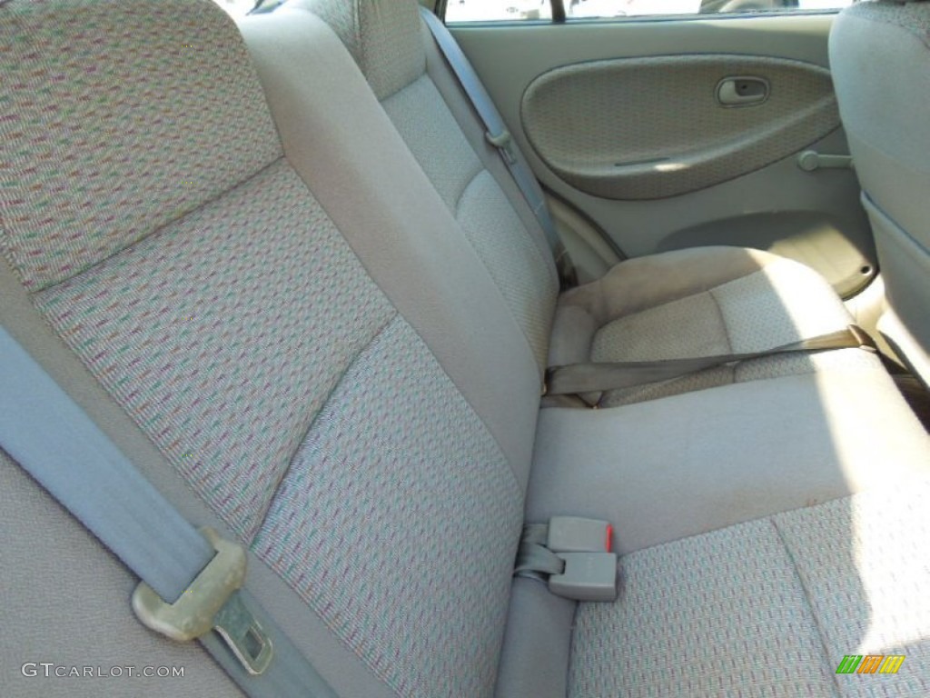 2002 Rio Sedan - Polar White / Gray photo #19