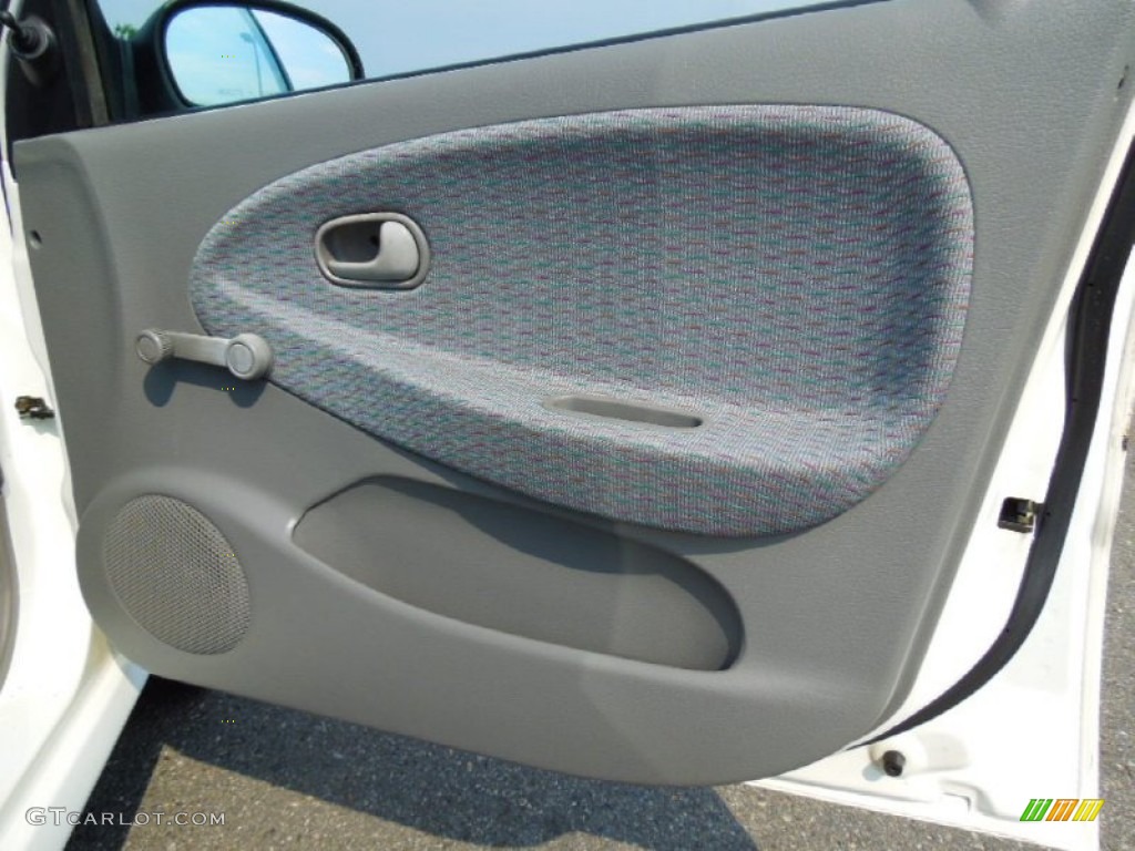 2002 Rio Sedan - Polar White / Gray photo #22