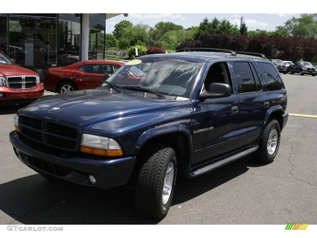 2001 Durango SLT 4x4 - Patriot Blue Pearl / Dark Slate Gray photo #1