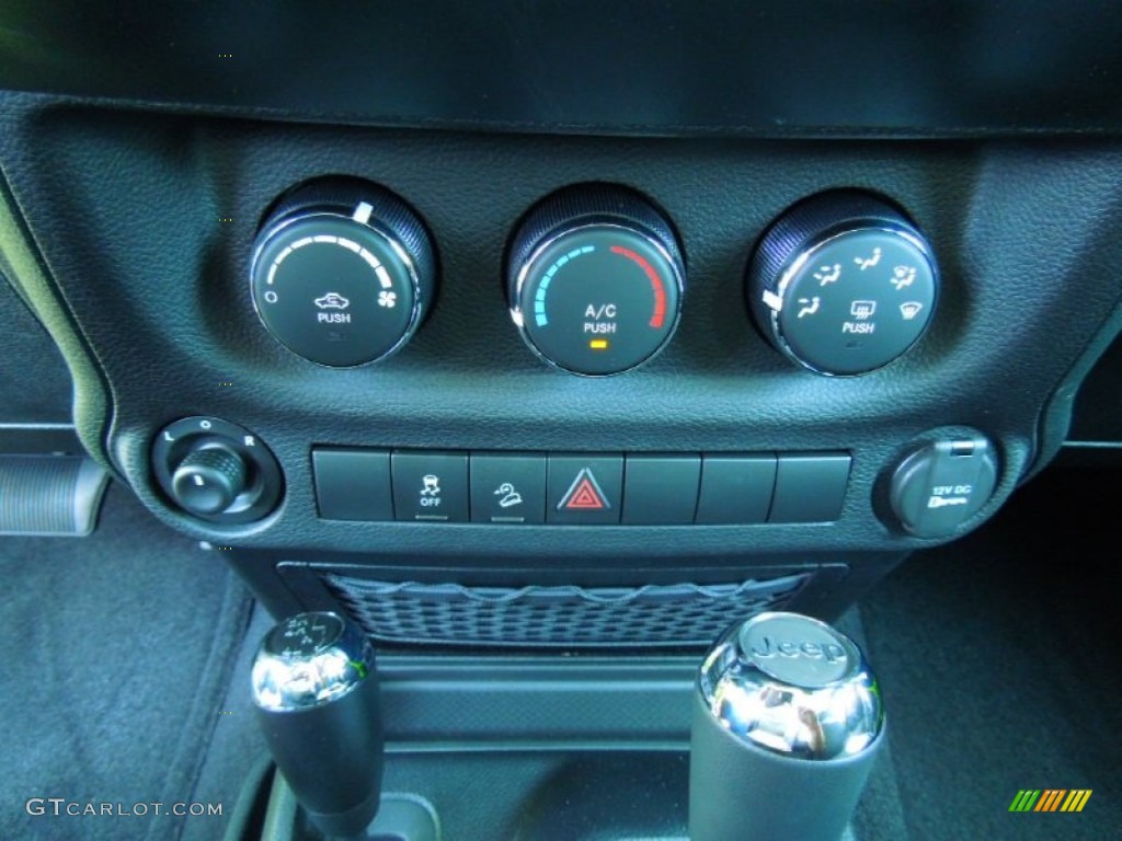 2012 Jeep Wrangler Sport S 4x4 Controls Photo #66819040