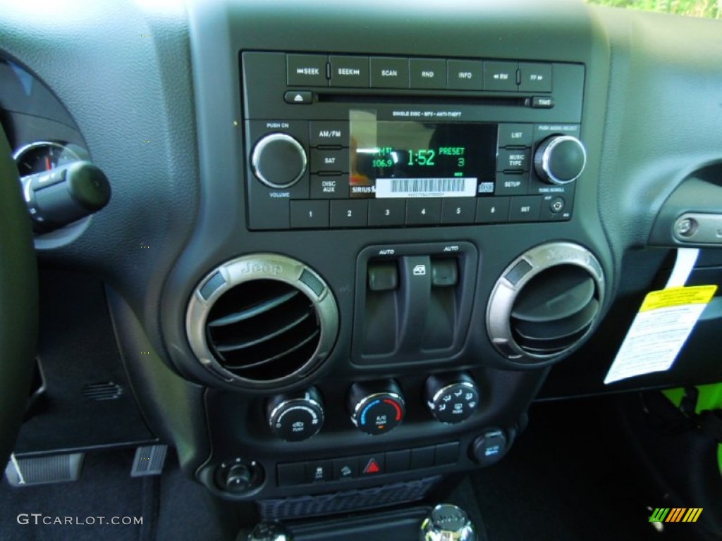 2012 Jeep Wrangler Sport S 4x4 Controls Photo #66819043