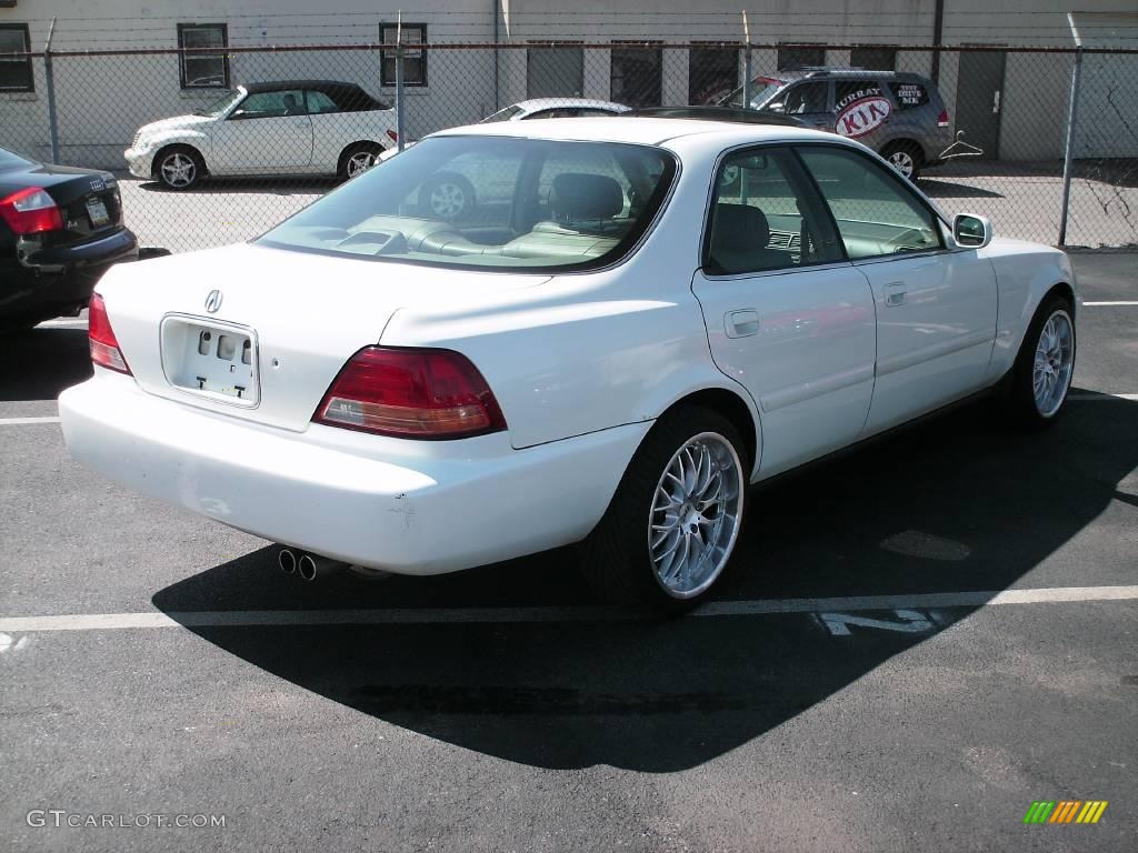 1996 TL 3.2 Sedan - Cayman White Pearl / Tan photo #6