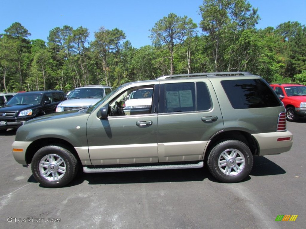 2004 Mountaineer AWD - Estate Green Metallic / Medium Dark Parchment photo #12