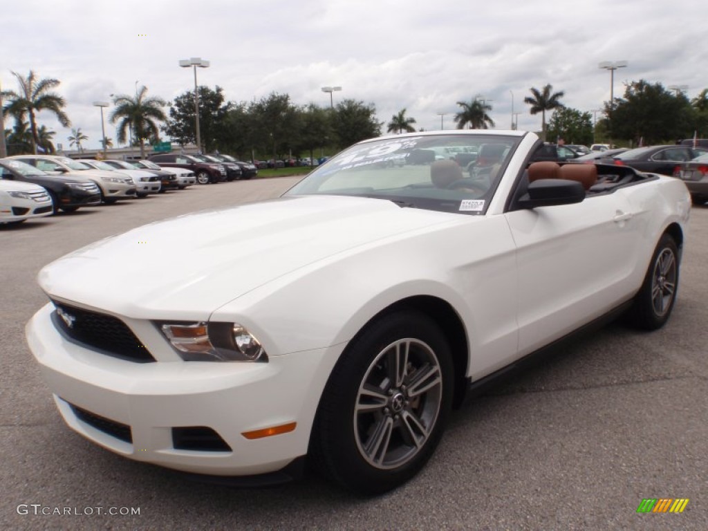 Performance White 2010 Ford Mustang V6 Premium Convertible Exterior Photo #66821537
