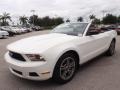 Performance White 2010 Ford Mustang V6 Premium Convertible Exterior