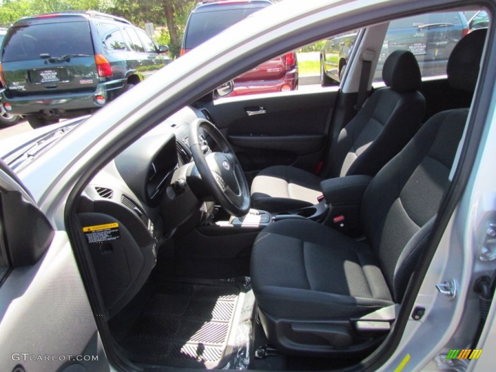 2009 Elantra Touring - Quicksilver / Black photo #16