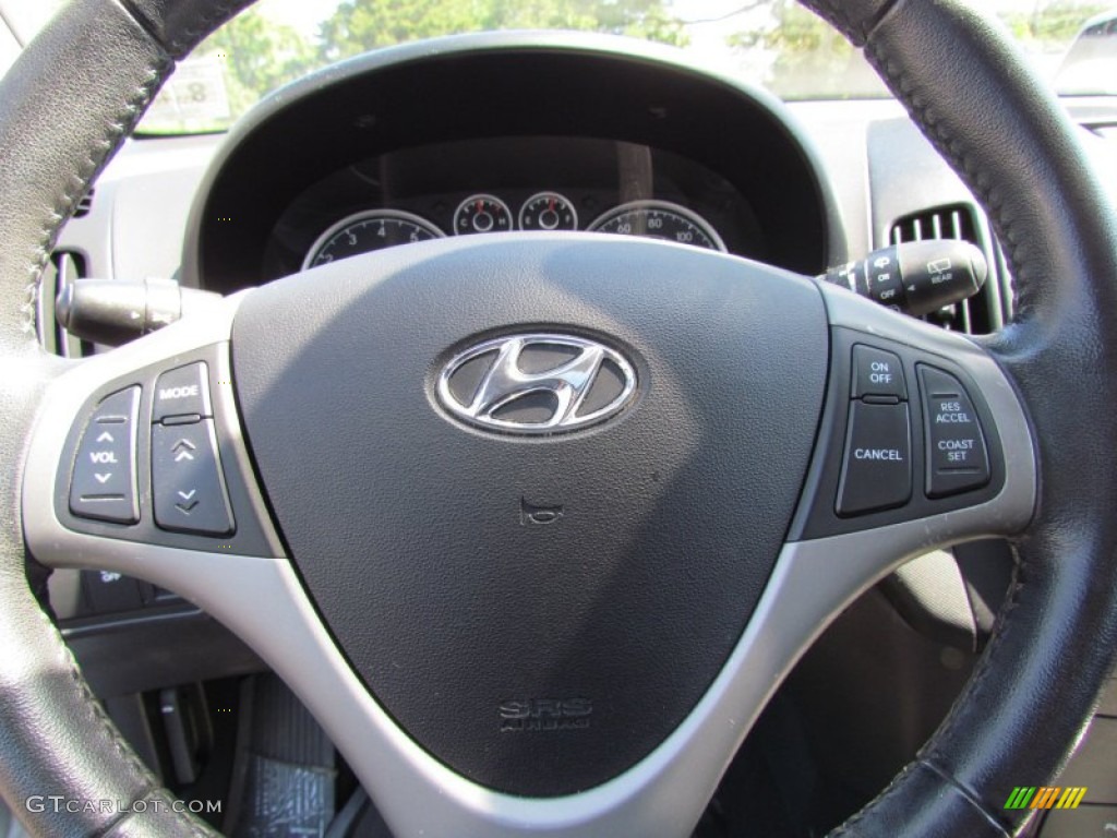 2009 Elantra Touring - Quicksilver / Black photo #22