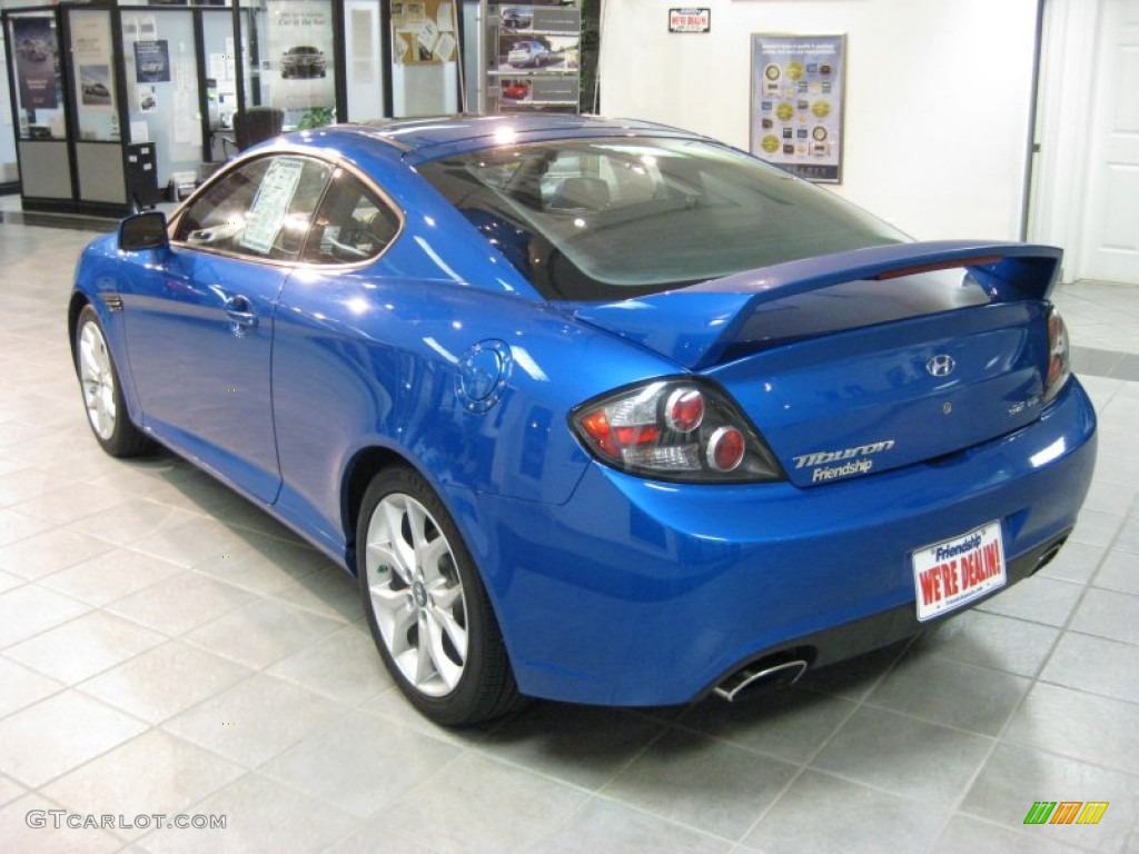 2007 Vivid Blue Hyundai Tiburon SE 66820270 Photo 8