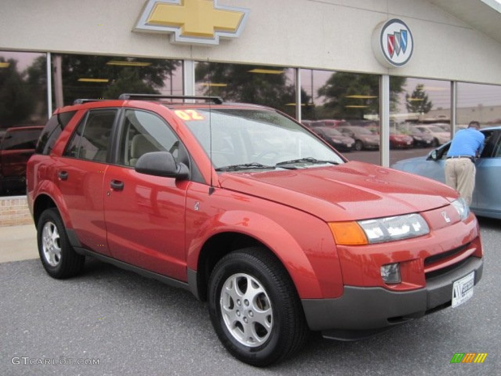 2002 VUE V6 AWD - Orange / Light Tan photo #1