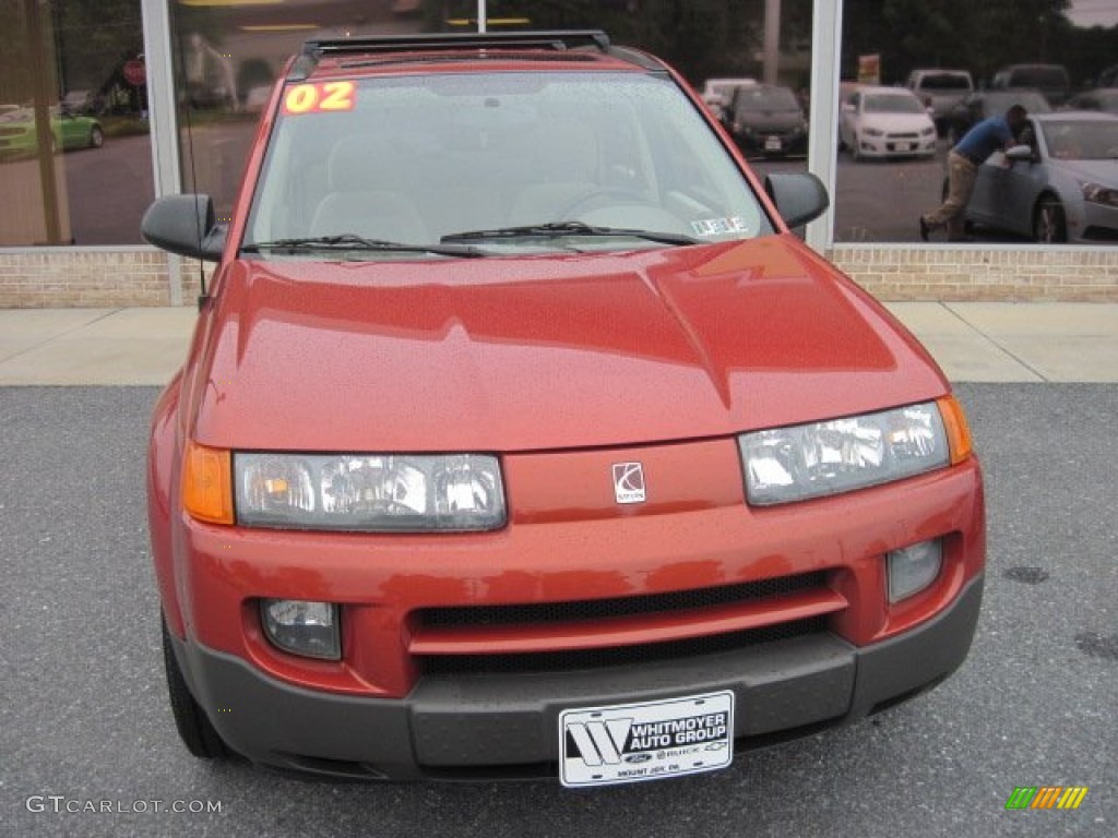 2002 VUE V6 AWD - Orange / Light Tan photo #2